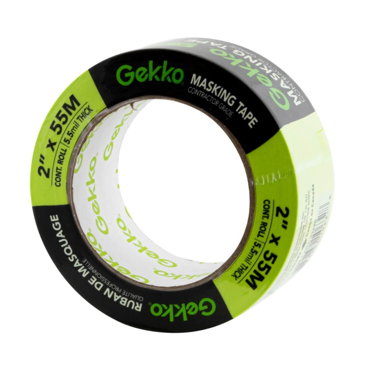 Gekko 2 in. x 55 m Green Masking Tape