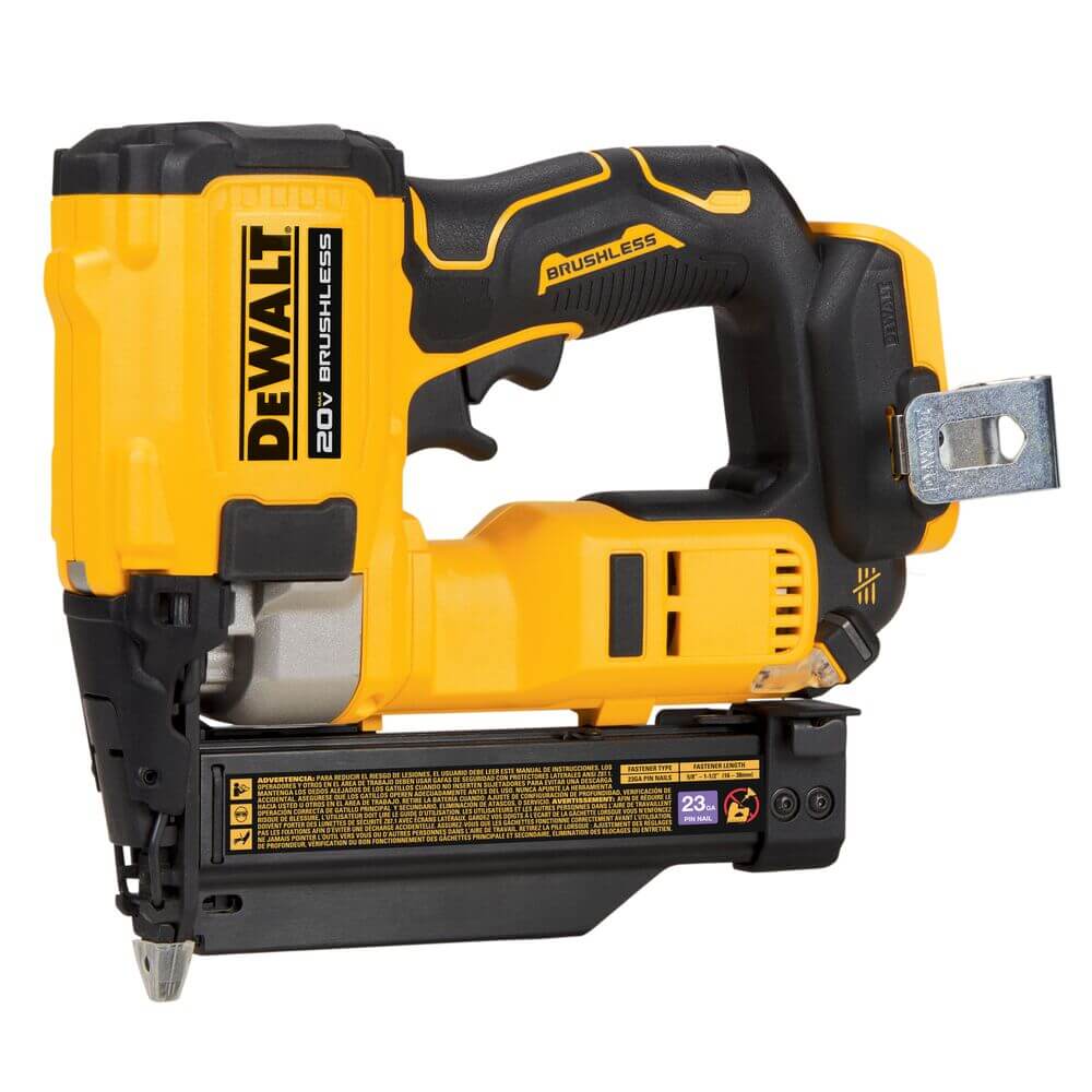 Dewalt DCN623B ATOMIC 20-Volt MAX Brushless Cordless 23 Ga. Pin Nailer (Tool Only)