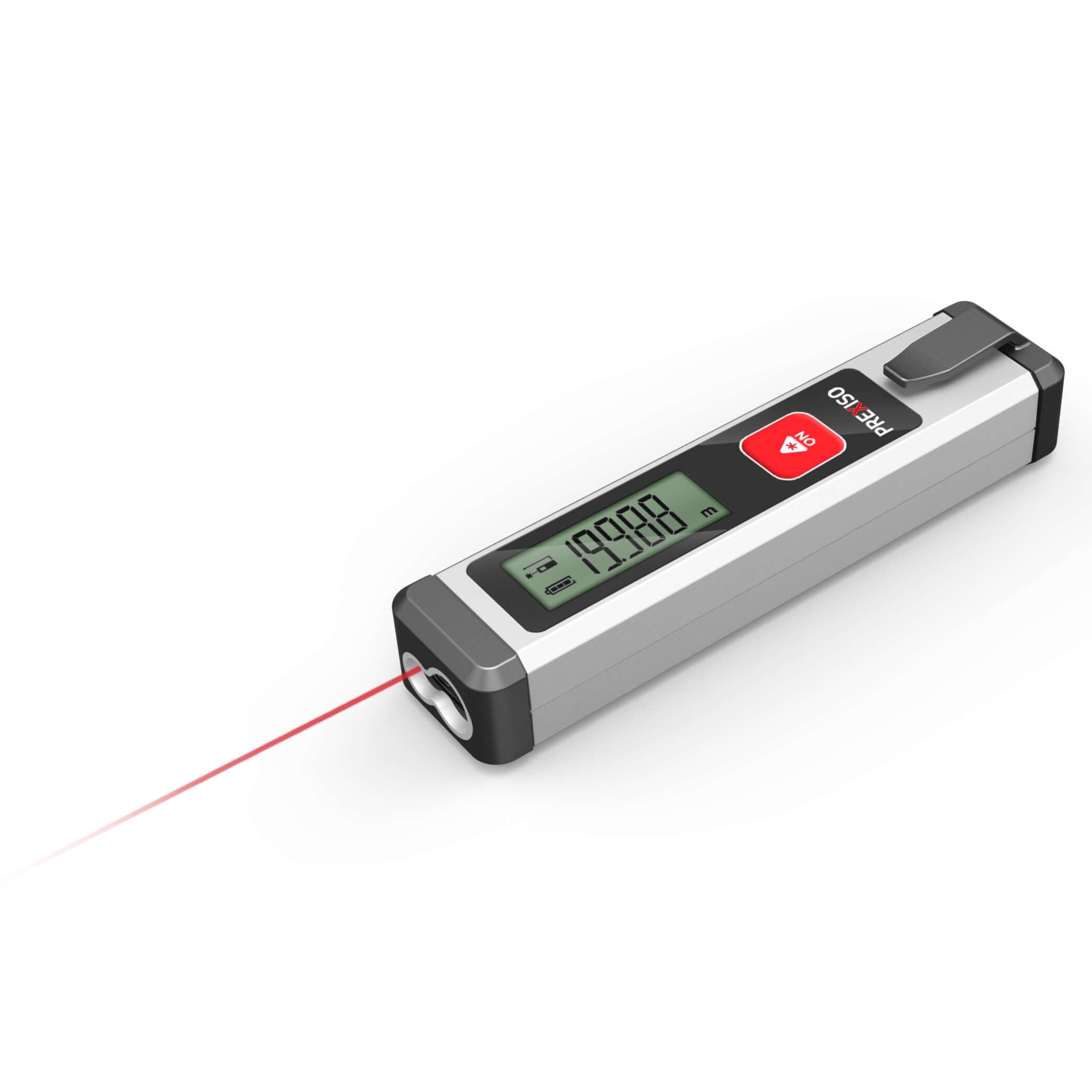 Prexiso 20m / 65 ft. Rechargable Pocket Laser Distance Measure
