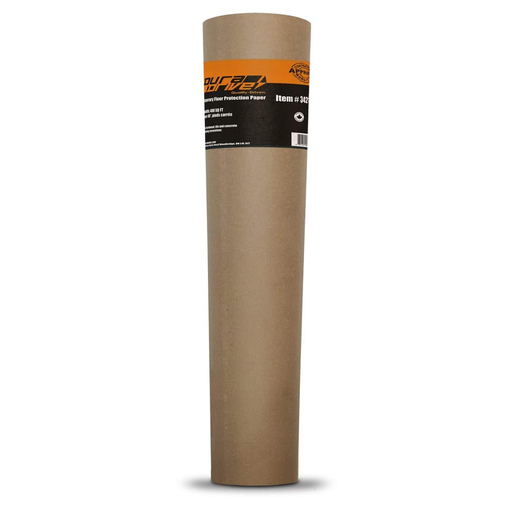 DuraDrive 40 in. x 120 ft. 16 Pt. Paper Roll (400 sq. ft. Per Roll)