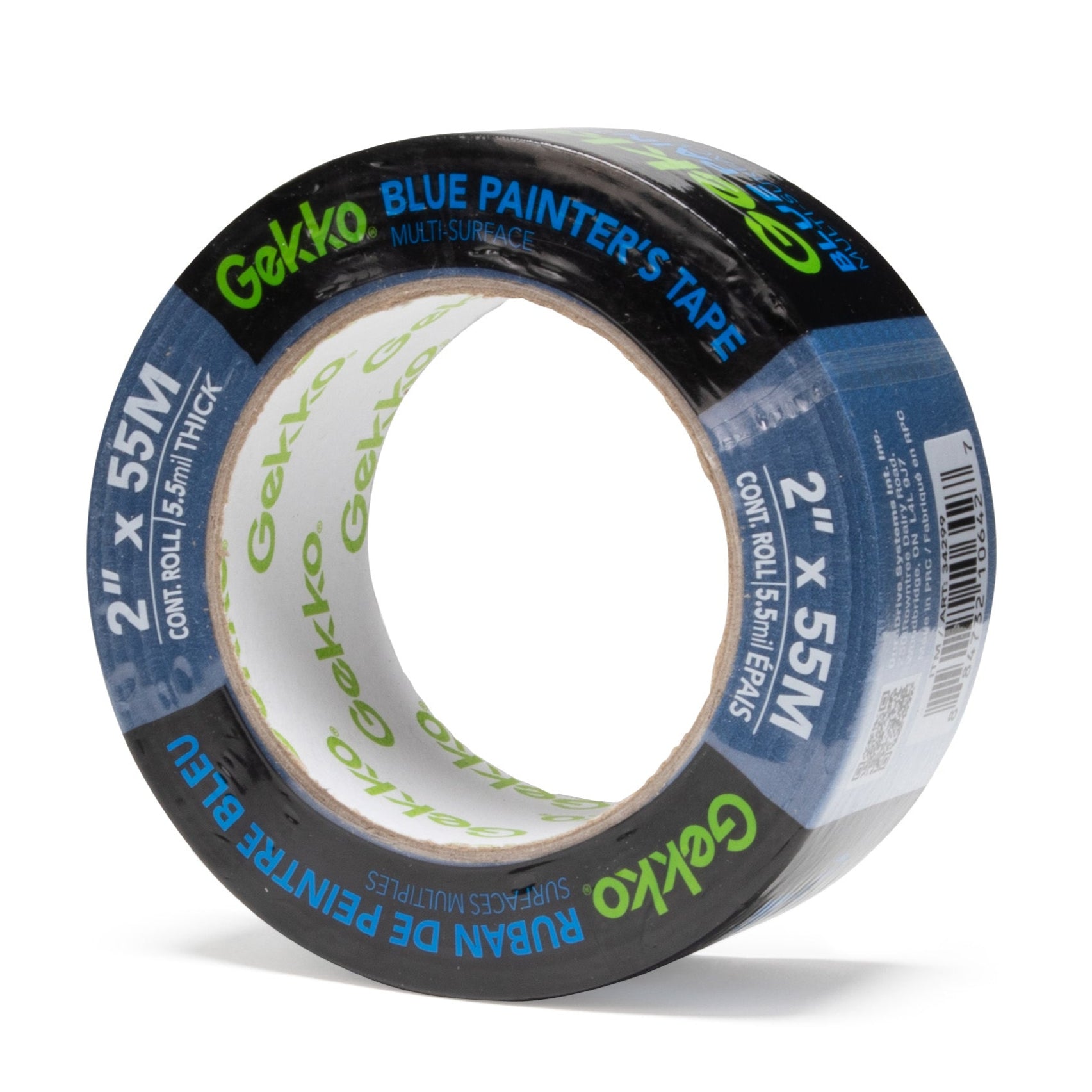 Gekko 2 in. x 55 m Blue Masking Tape