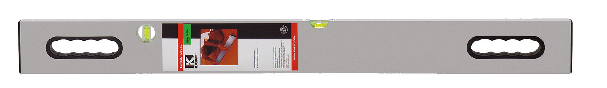 Kapro 70 in. Aluminum Screed w/Handles And Vials