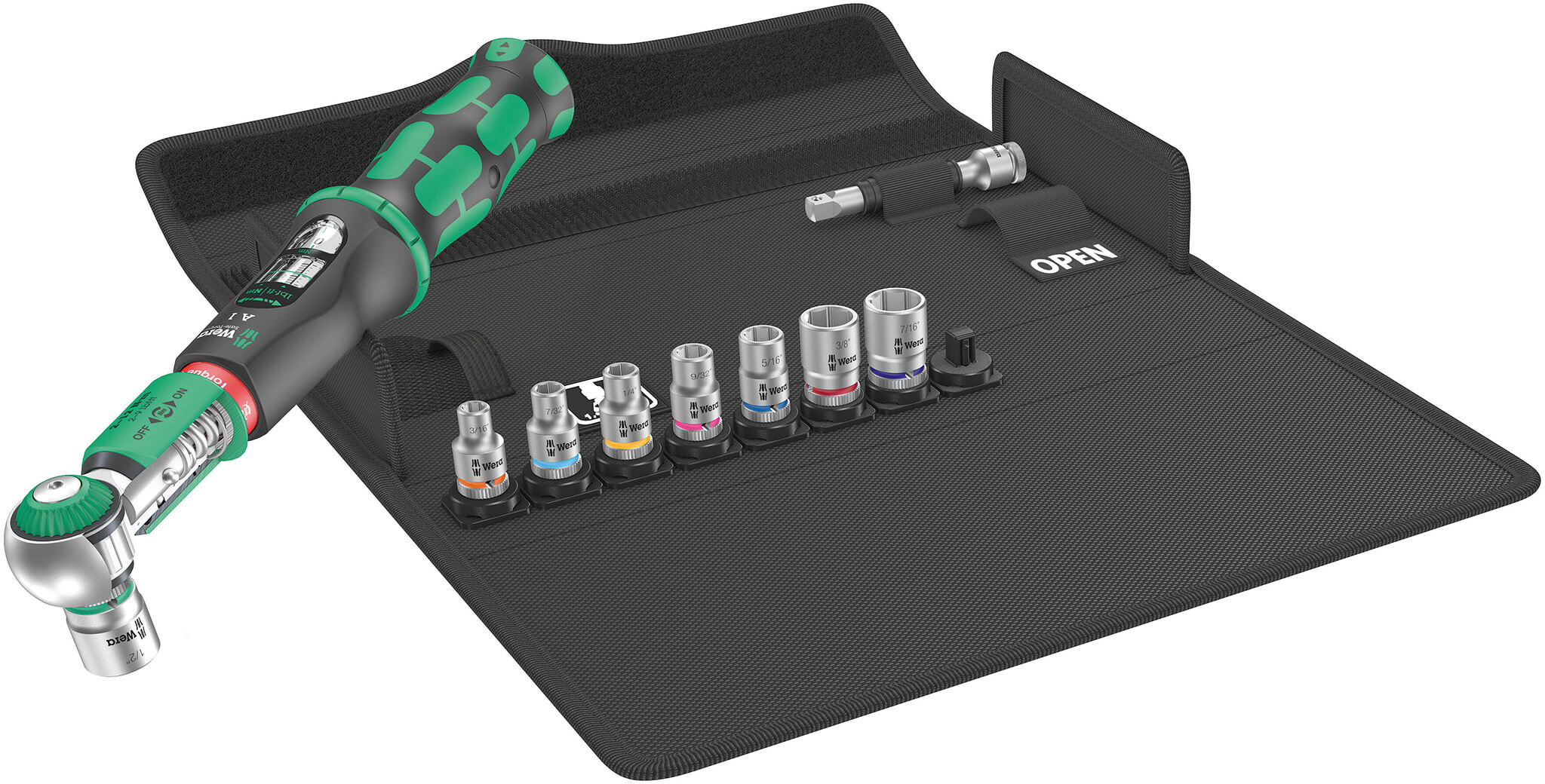 WERA 05075831001 Safe-Torque A1 Imp 1/4IN. SQ.HEAD 10PC