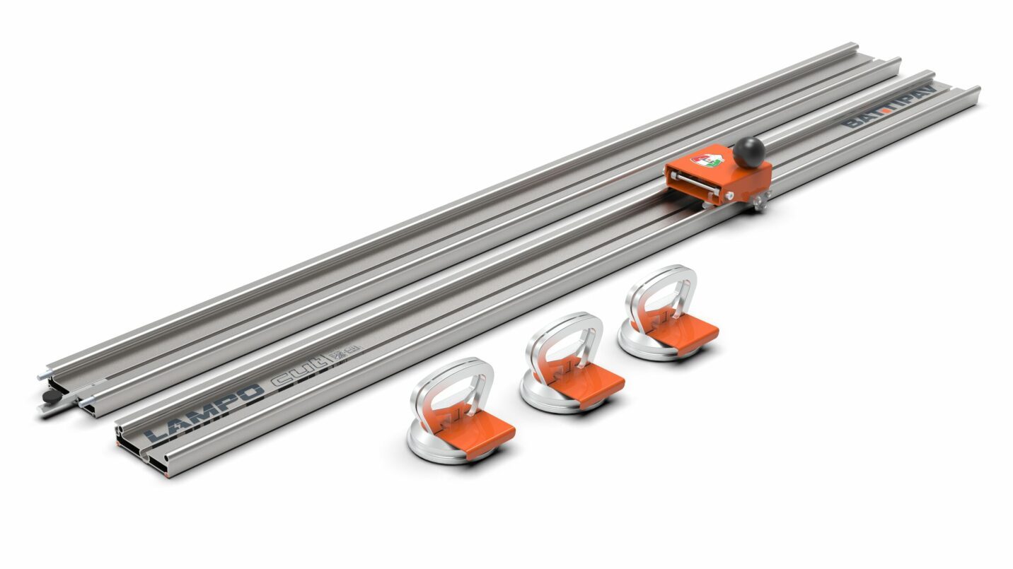 Battipav 126 in. Lampo Cut Large Format Tile Cutter Kit