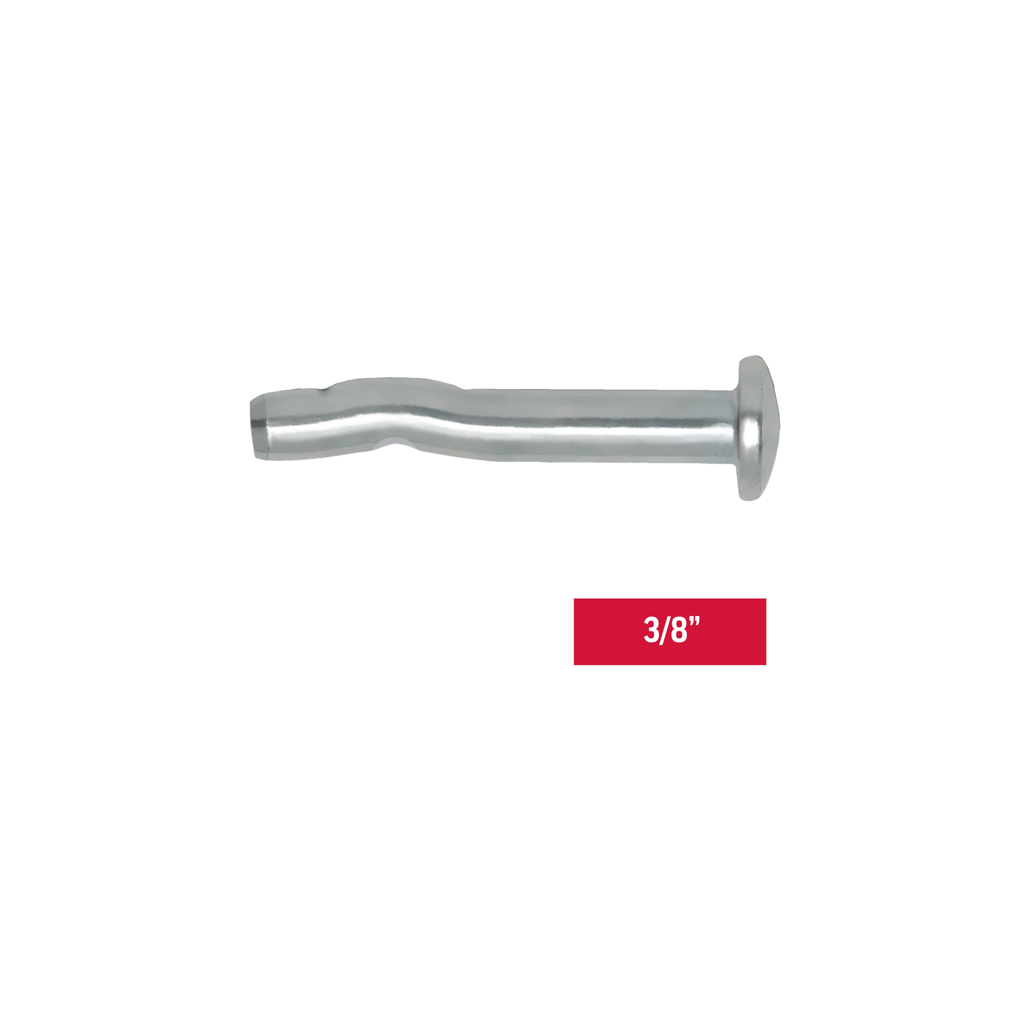 DuraDrive 3/8 in. x 2 in. Mushroom Head Hammer Strike Nail Anchor (25-Pack)