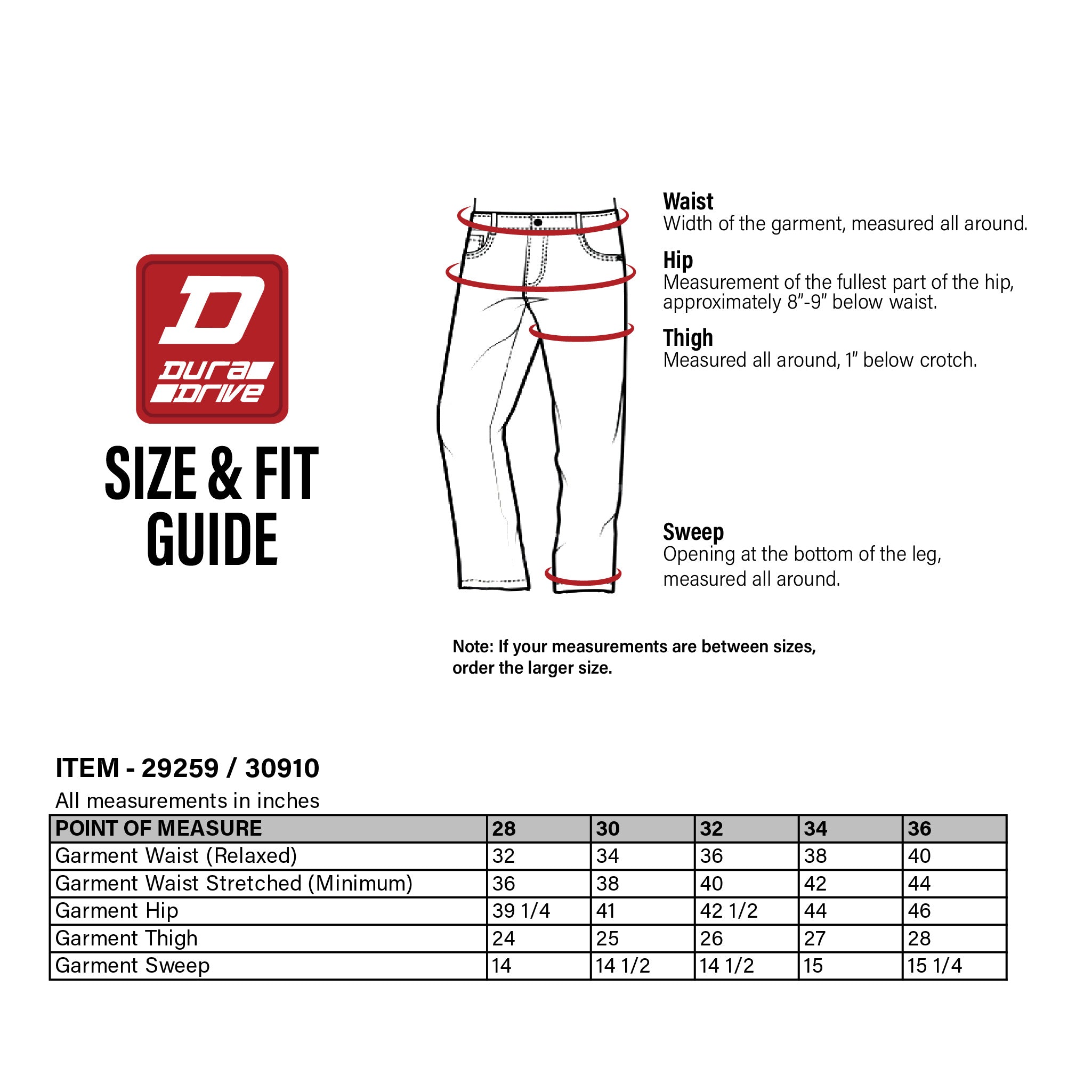 DuraDrive Trill Black Water Repellent Utility Work Pants