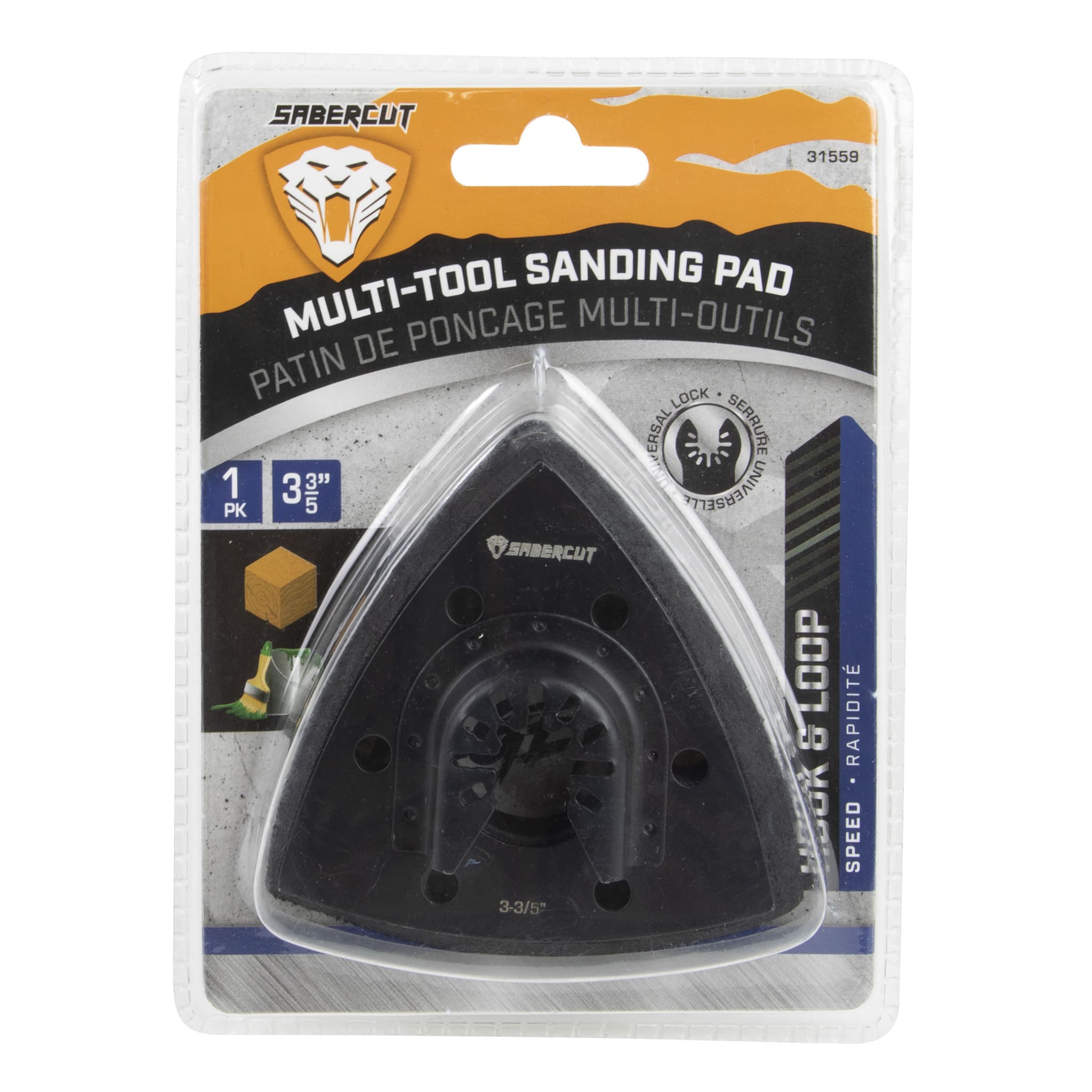 Sabercut 3-3/5in Multi-Tool Sanding Pad