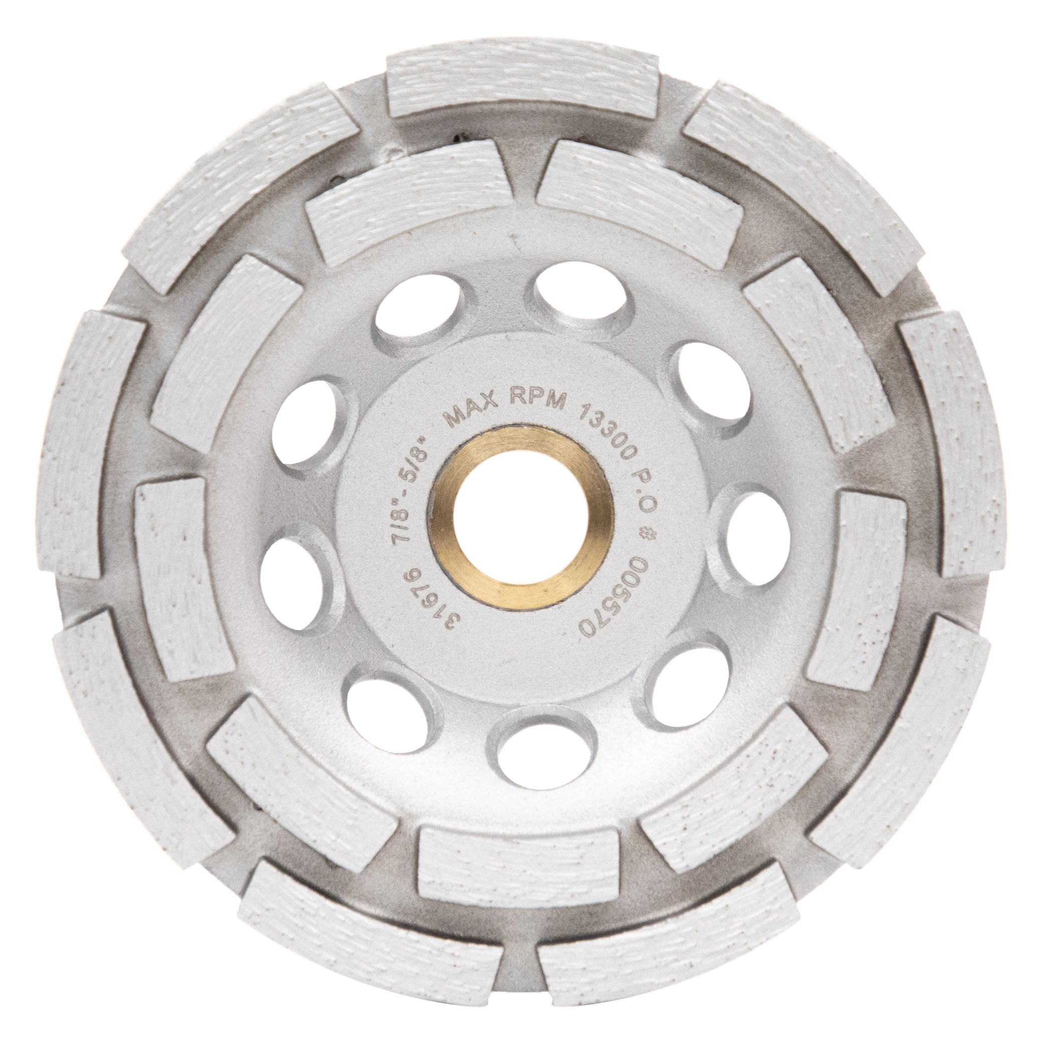 SABERCUT 4-1/2 in. Double Row Diamond Cup Wheel