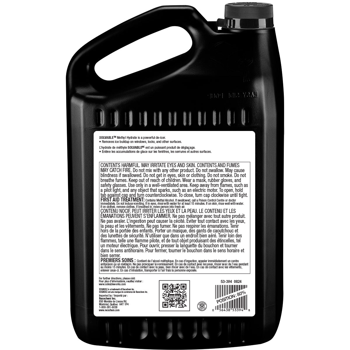 SOLVABLE 85013394 METHYL HYDRATE 3.78L