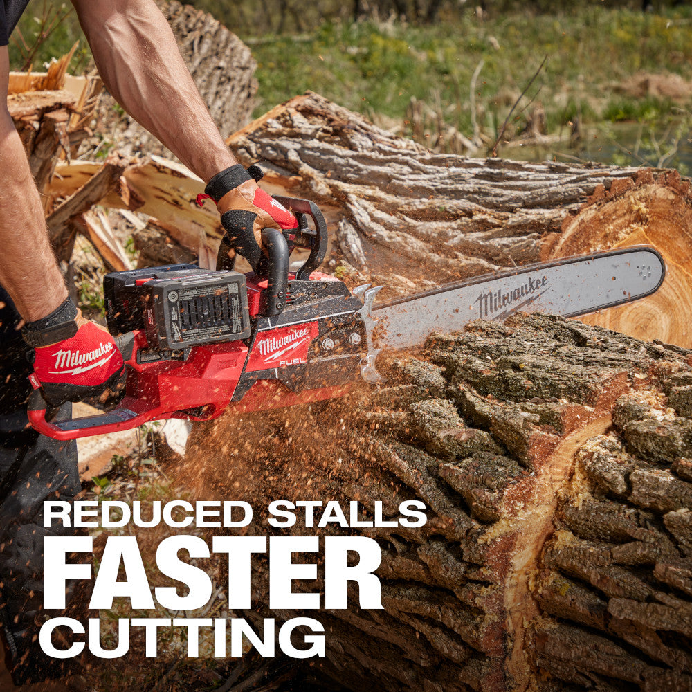 MILWAUKEE  2827-22 M18 FUEL™ 20 in. Dual Battery Chainsaw Kit