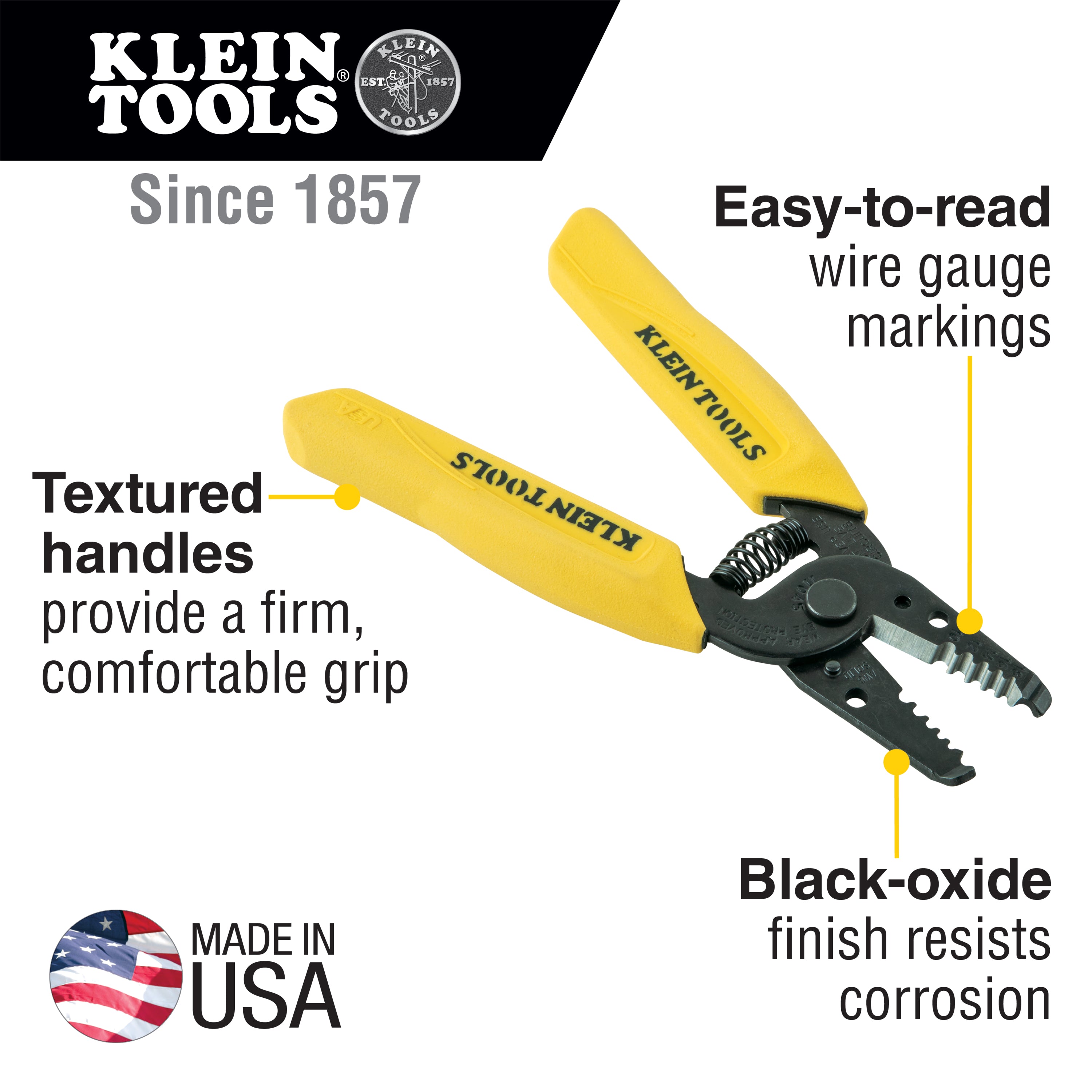 Klein 11045 Wire Stripper/Cutter 10-18 Awg Solid