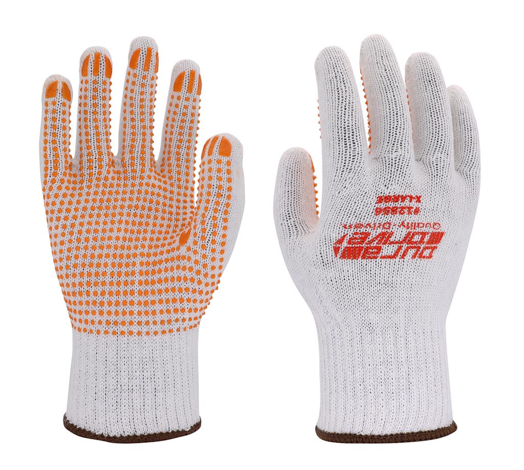 DuraDrive Knitted PVC Dot Gloves (12-Pair)