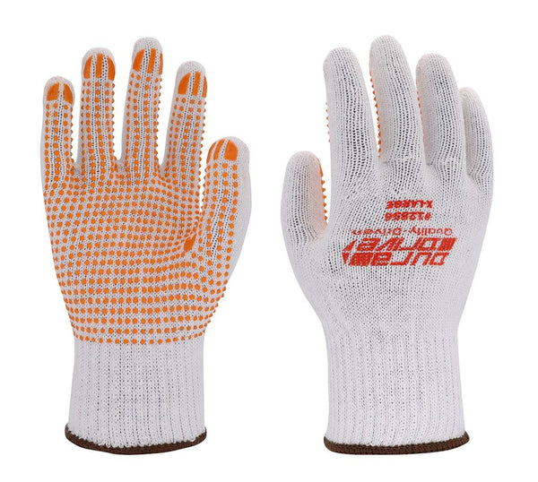 DuraDrive Knitted PVC Dot Gloves (12 Pairs)