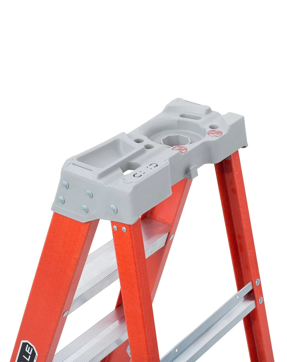 LOUISVILLE FS1504 4 ft. Fiberglass Step Ladder with 300 lb. Load Capacity Type IA Duty Rating