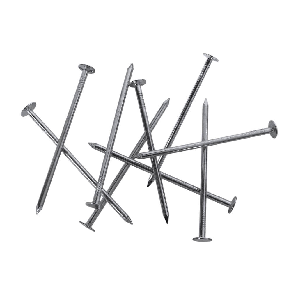 DuraDrive 3 in Steel Electro-Galvanized Roofing Nails - 50 lb/Box