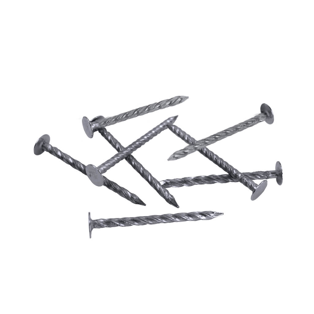 DuraDrive 2 in Steel Electro-Galvanized Roofing Nails - 50 lb/Box