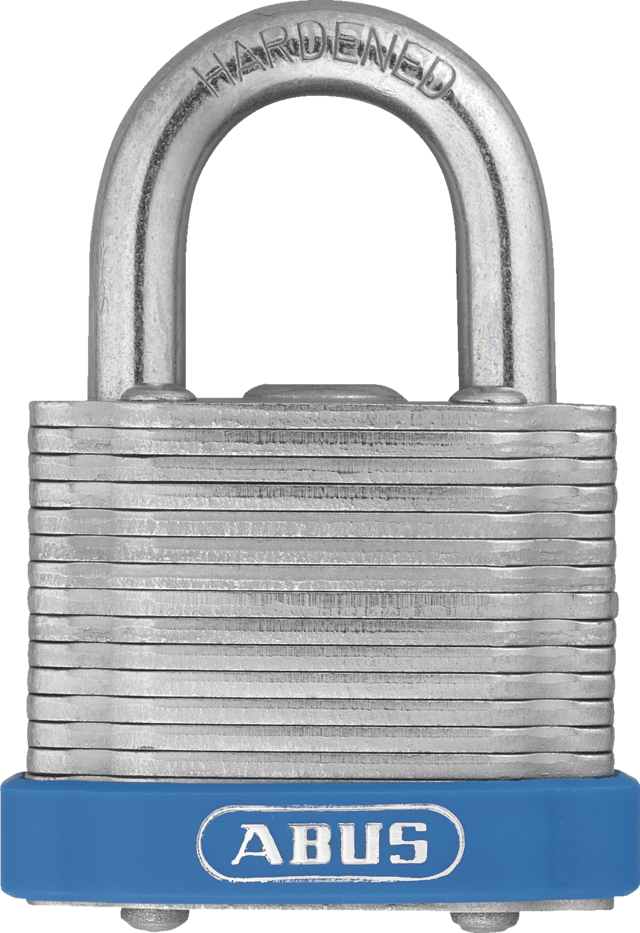 ABUS 41/40-C 7 mm #3 Laminated Steel 18.5 mm Horizontal x 20 mm Vertical Safety Padlock with 2 Keys