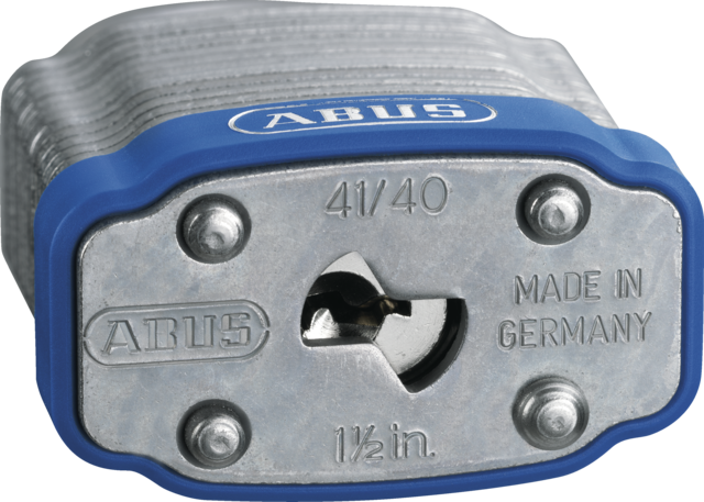 ABUS 41/40-C 7 mm #3 Laminated Steel 18.5 mm Horizontal x 20 mm Vertical Safety Padlock with 2 Keys