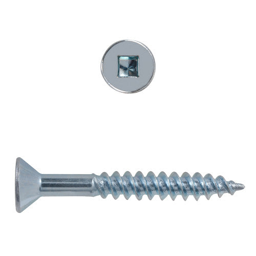 The Hillman Group Paulin 537-050 #10 3 in Zinc Wood Screw