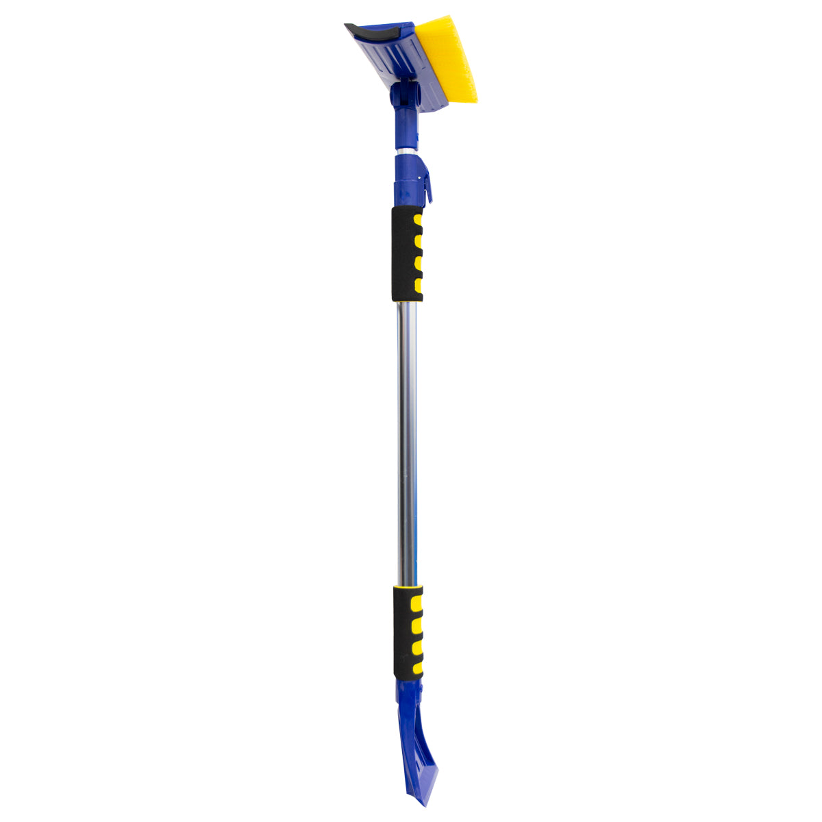 Toolway 56 in. Snow Brush Ice Scraper and Squeegee with Steel Extend Handle