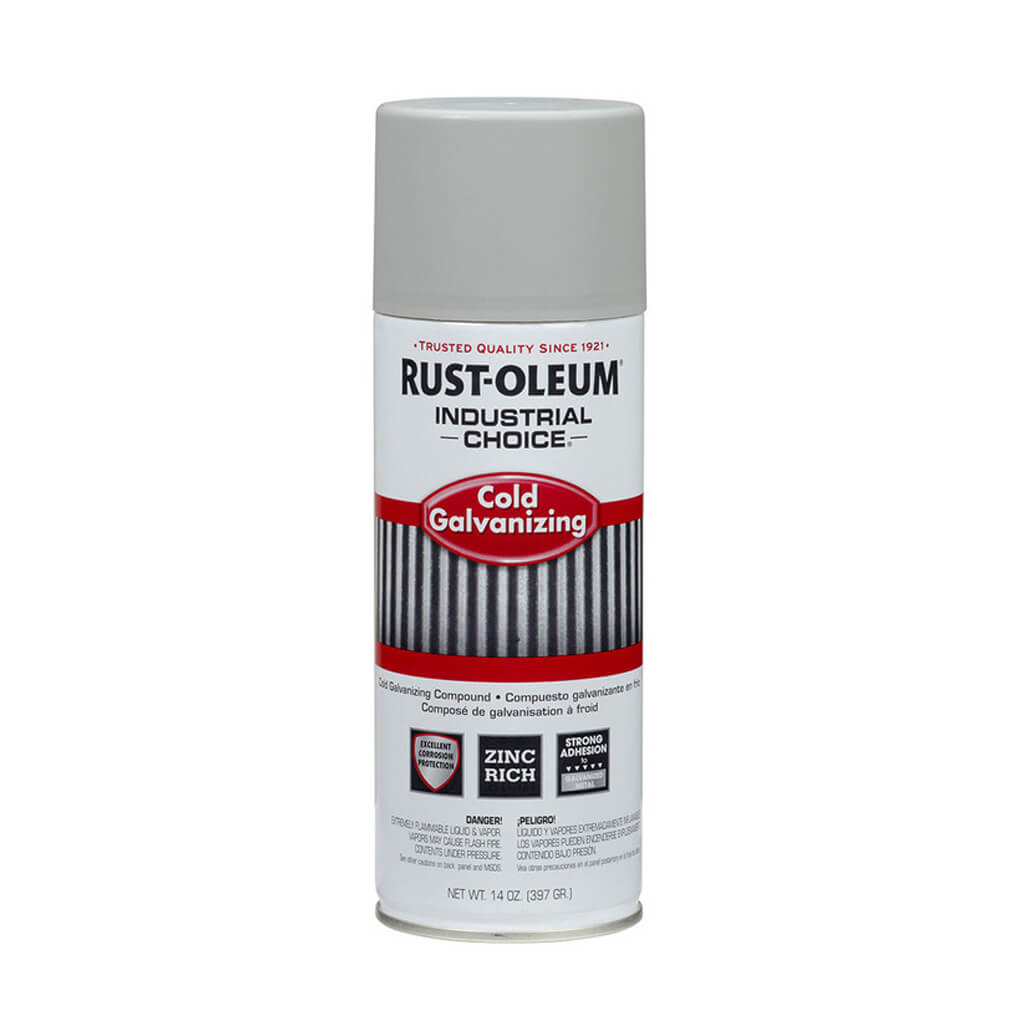 Rust-Oleum Industrial Choice 14 oz. 1600 Cold Galvanizing Compound Spray Paint