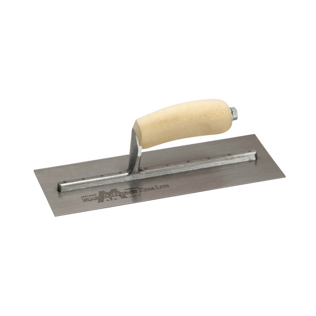 Marshalltown MXS62 12 in x 4 in High Carbon Steel Finishing Trowel