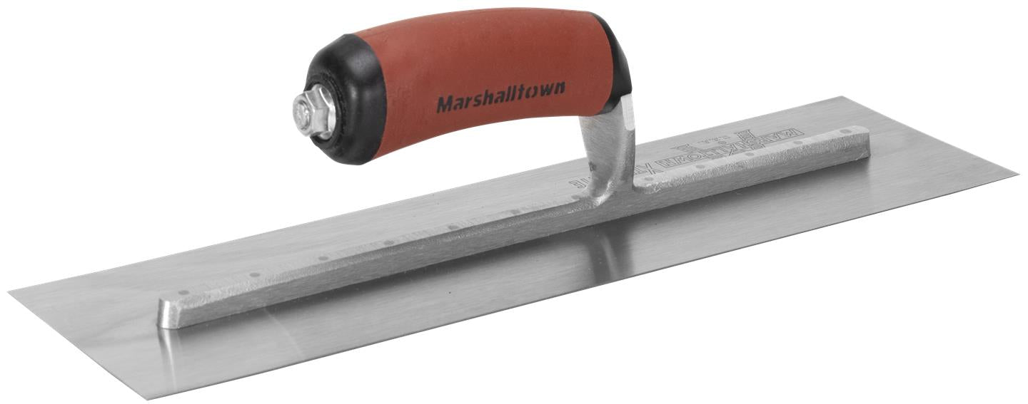 MARSHALLTOWN 13229 14 in. x 4 in. Curved Durasoft Handle Finishing Trowel