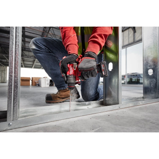 Milwaukee 3404-21 M12 FUEL 12-Volt Lithium-Ion Brushless Cordless 1/2 in Hammer Drill Kit 2.0Ah
