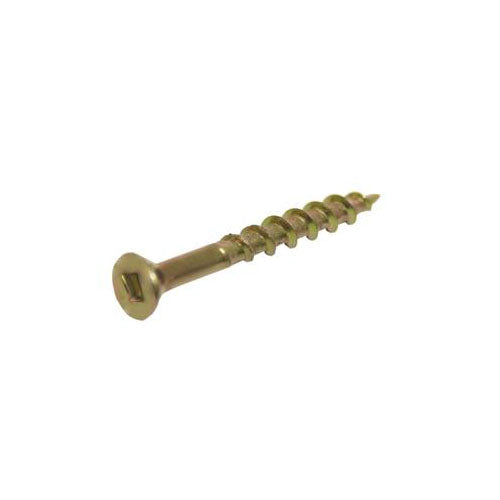 DuraDrive #8 x 2-1/2 in Yellow Zinc Coated Flooring Screw