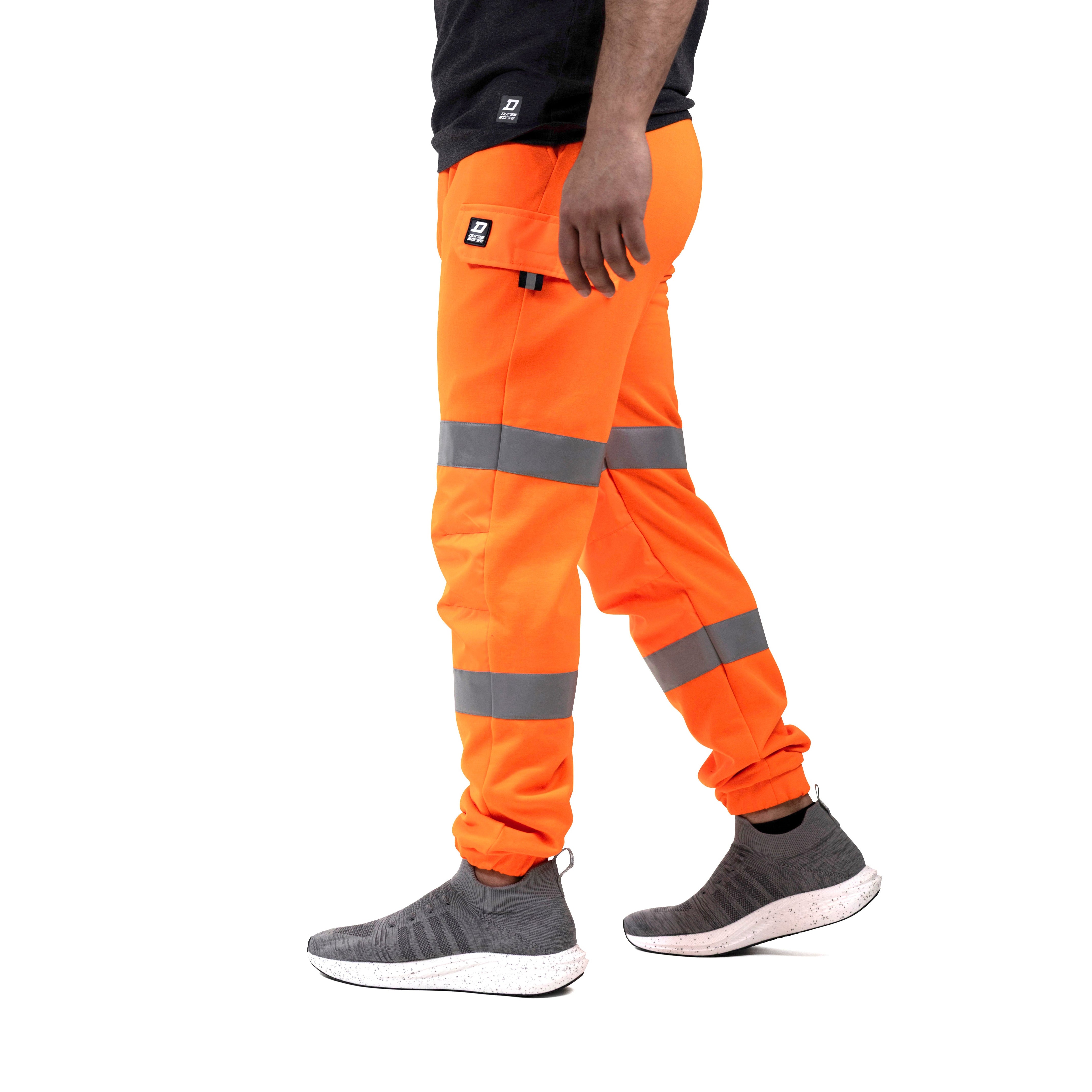 DuraDrive Hi-Vis Fleece Cargo Jogger Sweatpants