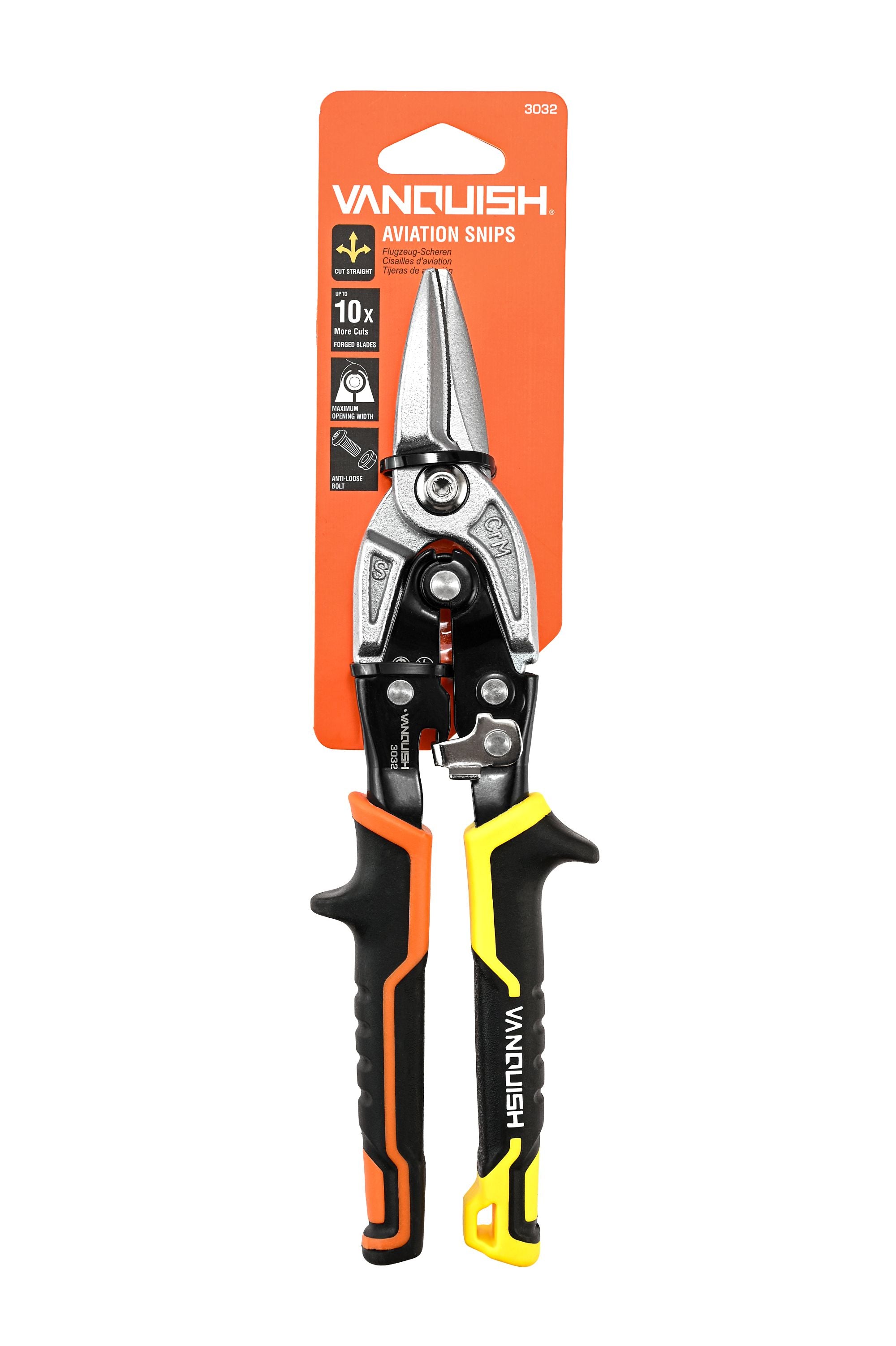 Vanquish 3032 10 in. Right-Cut Heavy Duty Aviation Snip