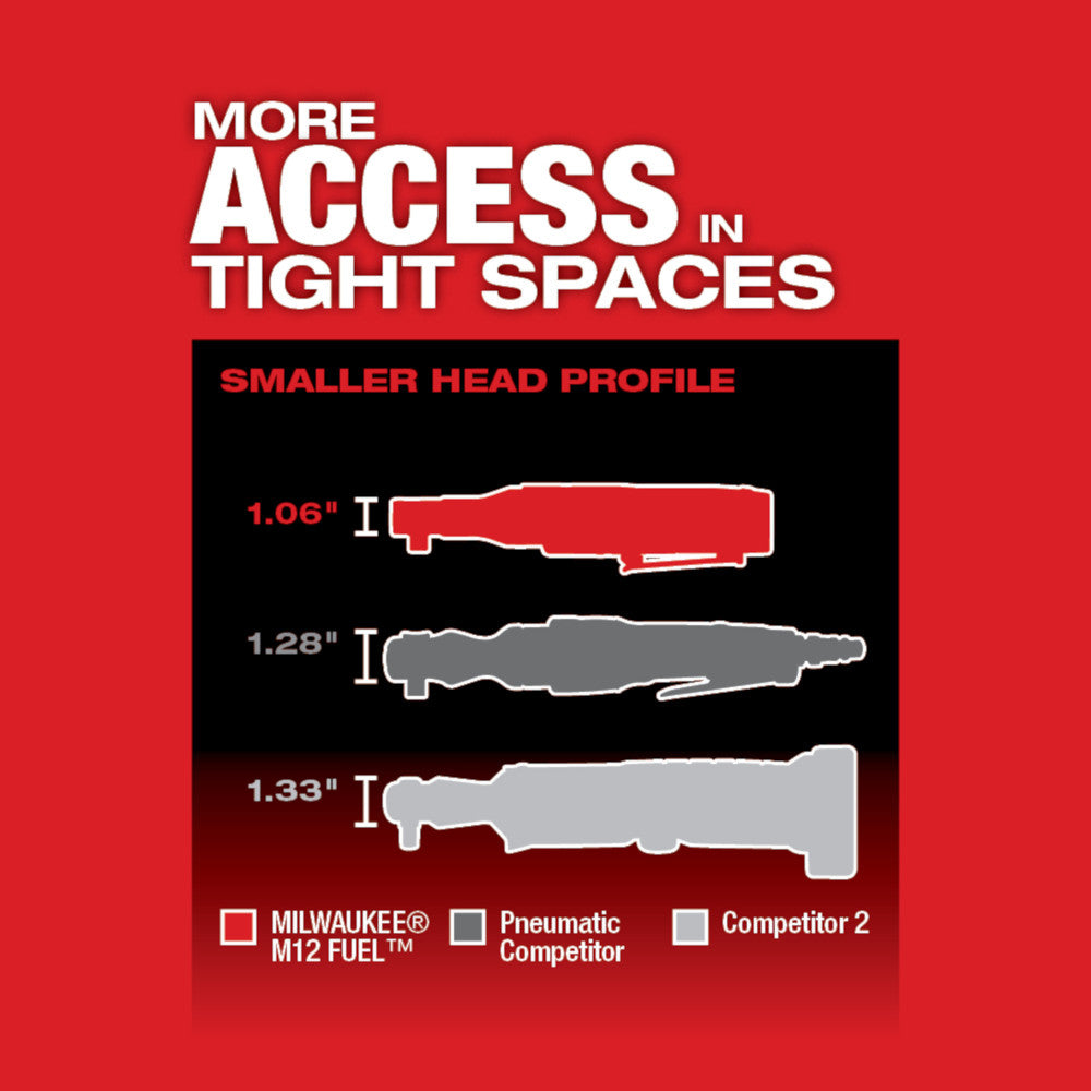 MILWAUKEE 2557-20 3/8 in. M12 RATCHET (Tool Only)