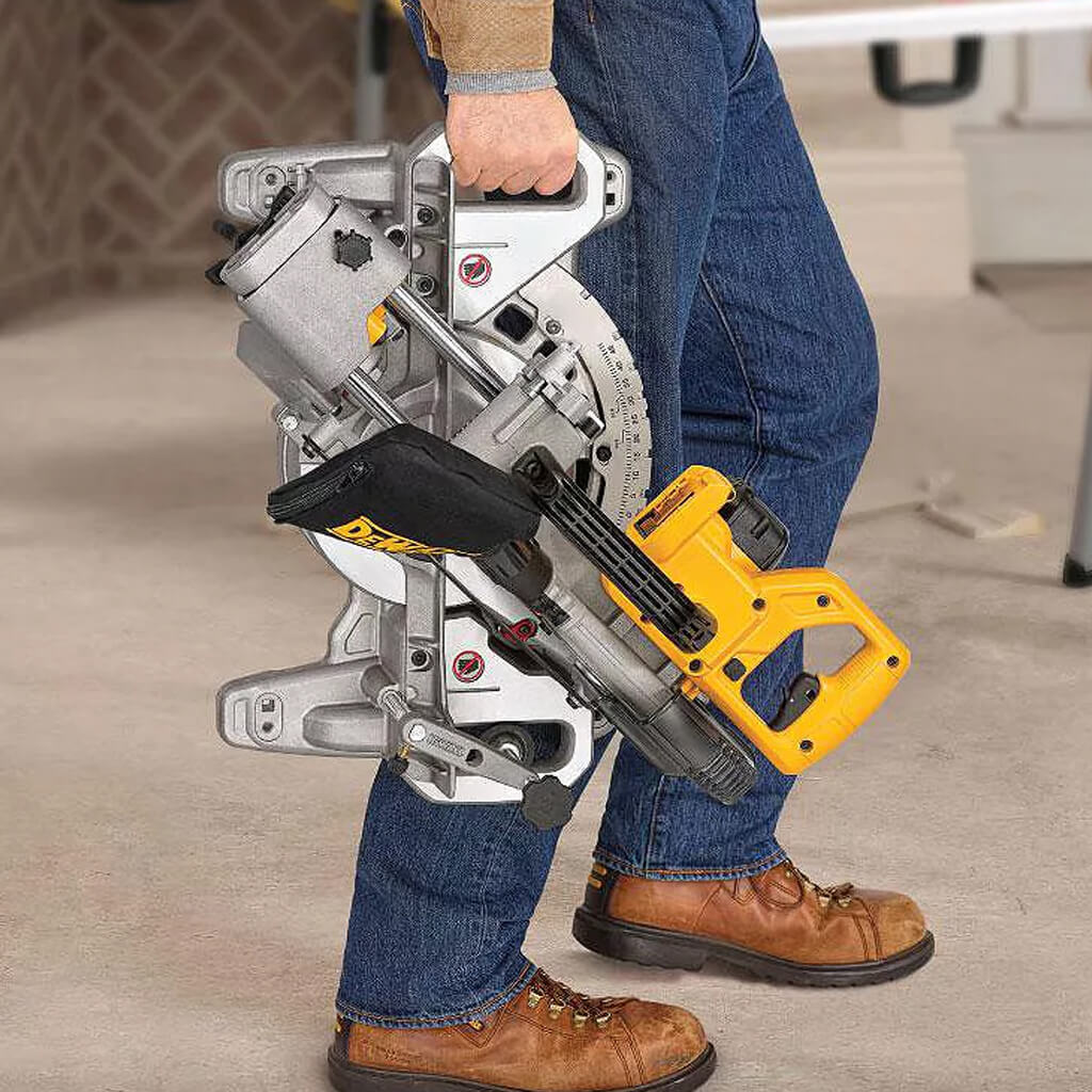 DeWalt DCS361B 7-1/4 in 20 V Lithium-Ion Cordless Sliding Miter Saw (Tool Only)