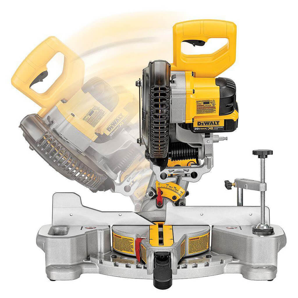 DeWalt DCS361B 7-1/4 in 20 V Lithium-Ion Cordless Sliding Miter Saw (Tool Only)