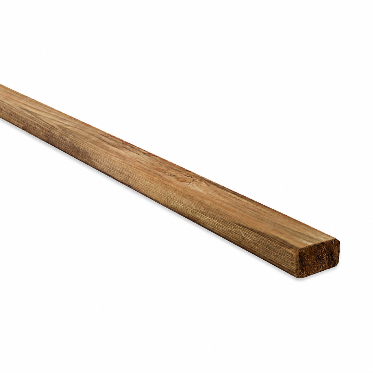 1 in. x 2 in. x 8 ft. Brown Pressure Treated Lumber