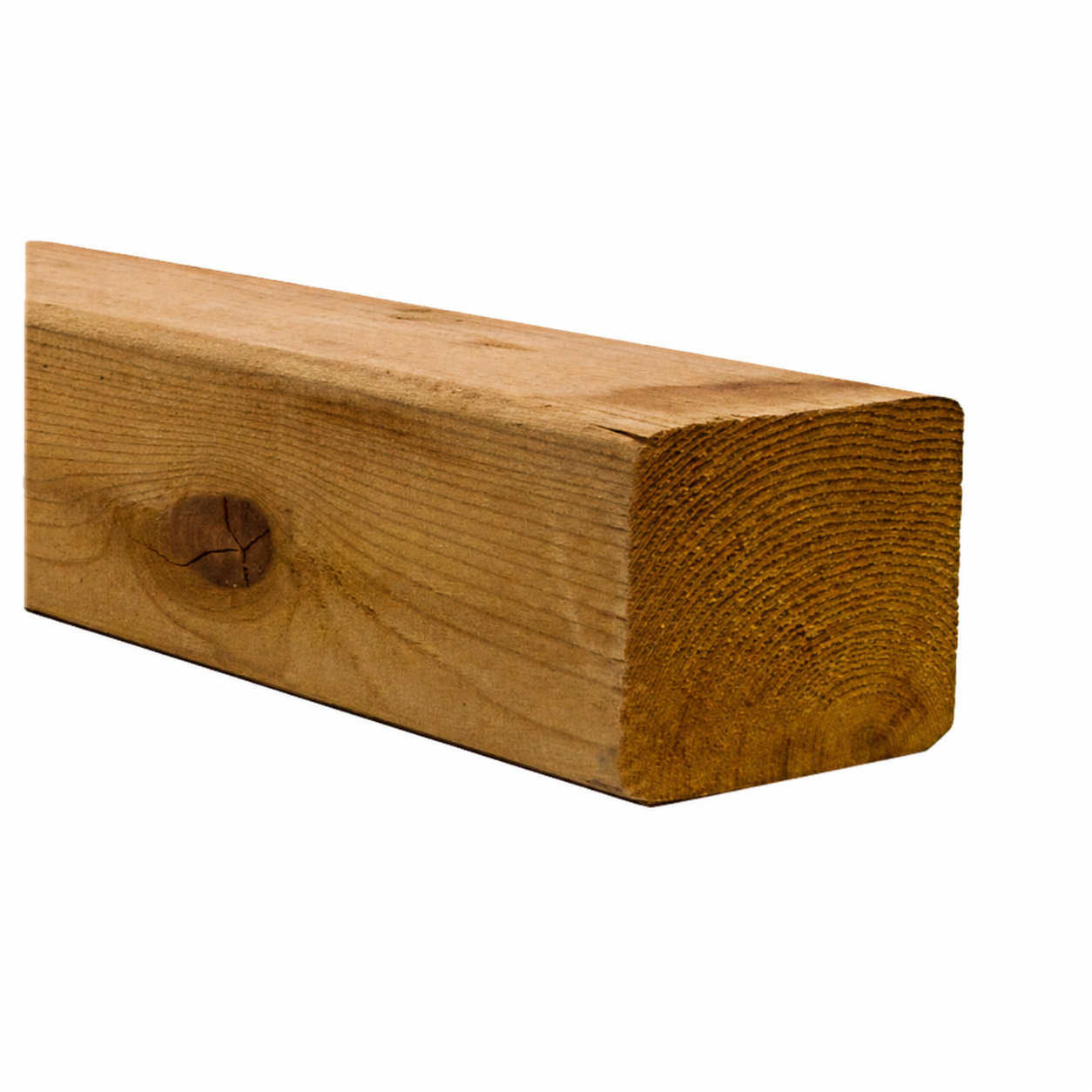 4 in. x 4 in. x 10 ft. Brown Pressure Treated Lumber