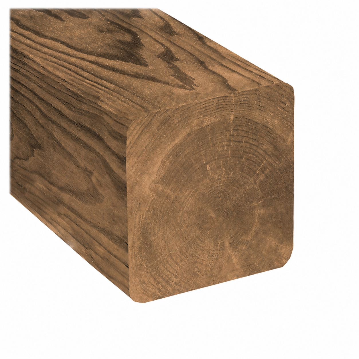 6 in. x 6 in. x 8 ft. Brown Pressure Treated Lumber