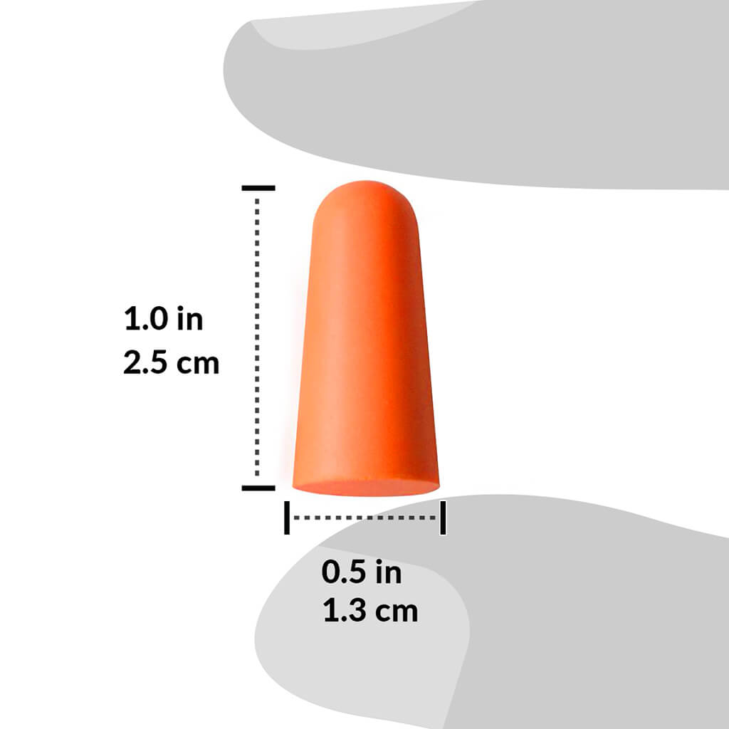 DuraDrive Orange Disposable Uncorded Foam Earplug with 32 dB NRR (200-Pair)