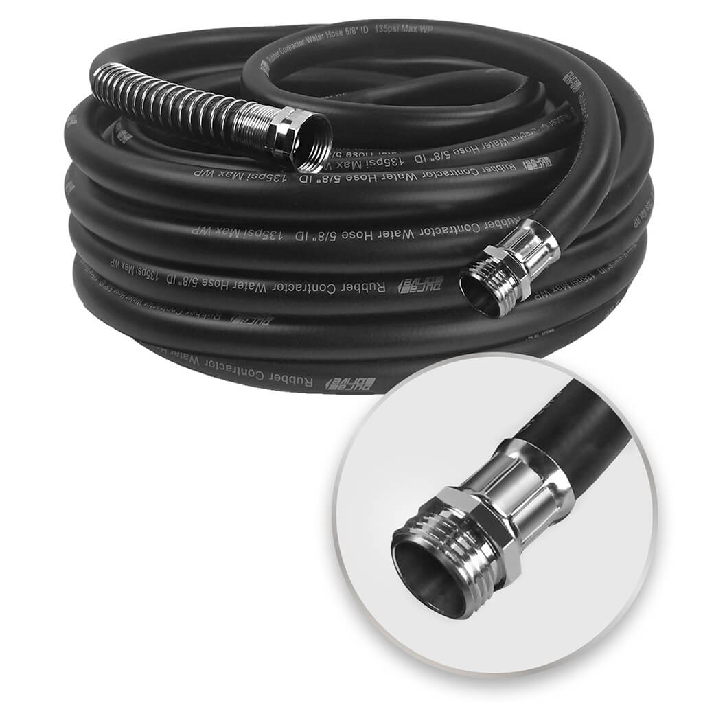 DuraDrive GG5850F 5/8 in. x 50 ft. Black Nitrile Garden Hose