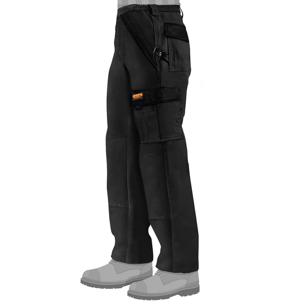 DuraDrive Black Two Tone Tradesman Work Pant