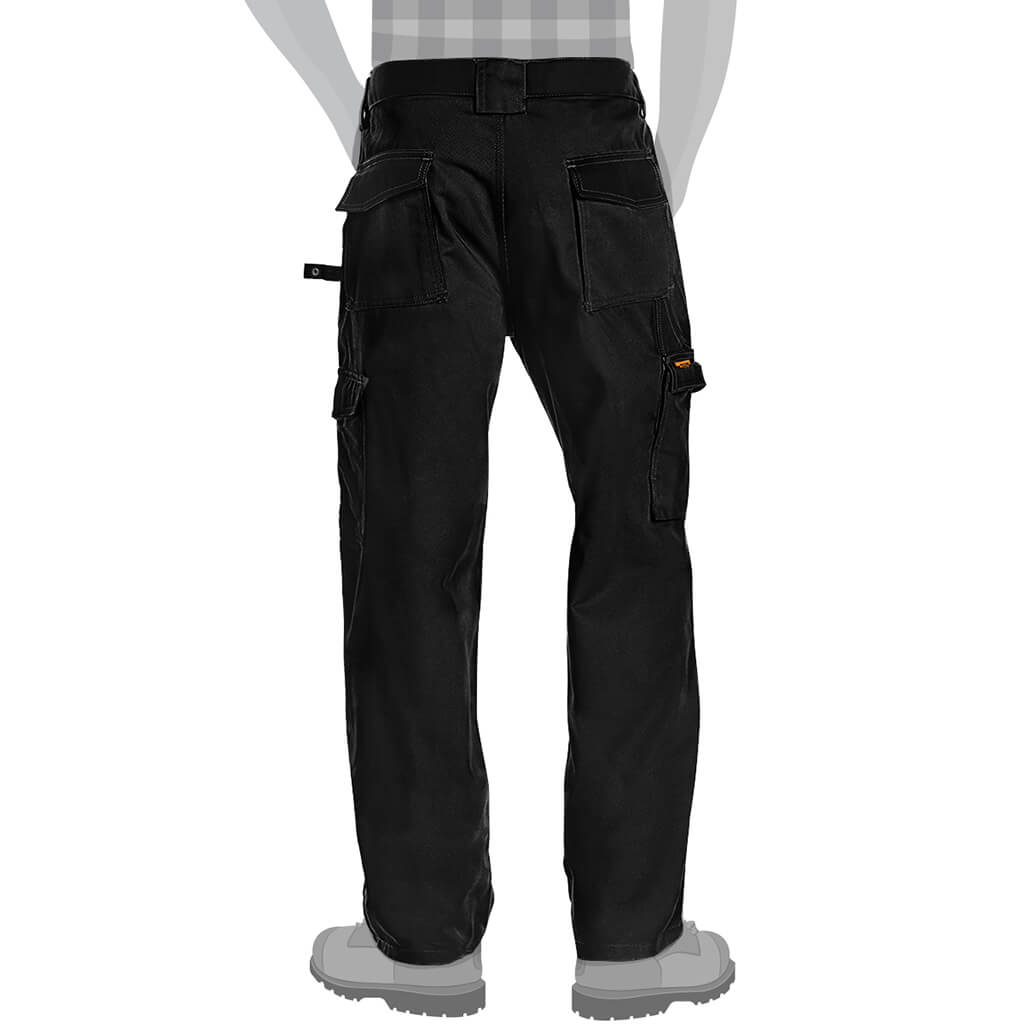 DuraDrive Black Two Tone Tradesman Work Pant