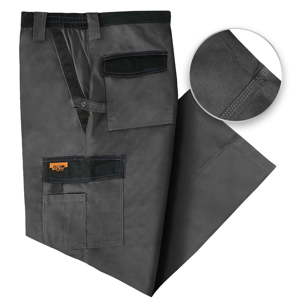 DuraDrive Grey Two Tone Tradesman Work Pant