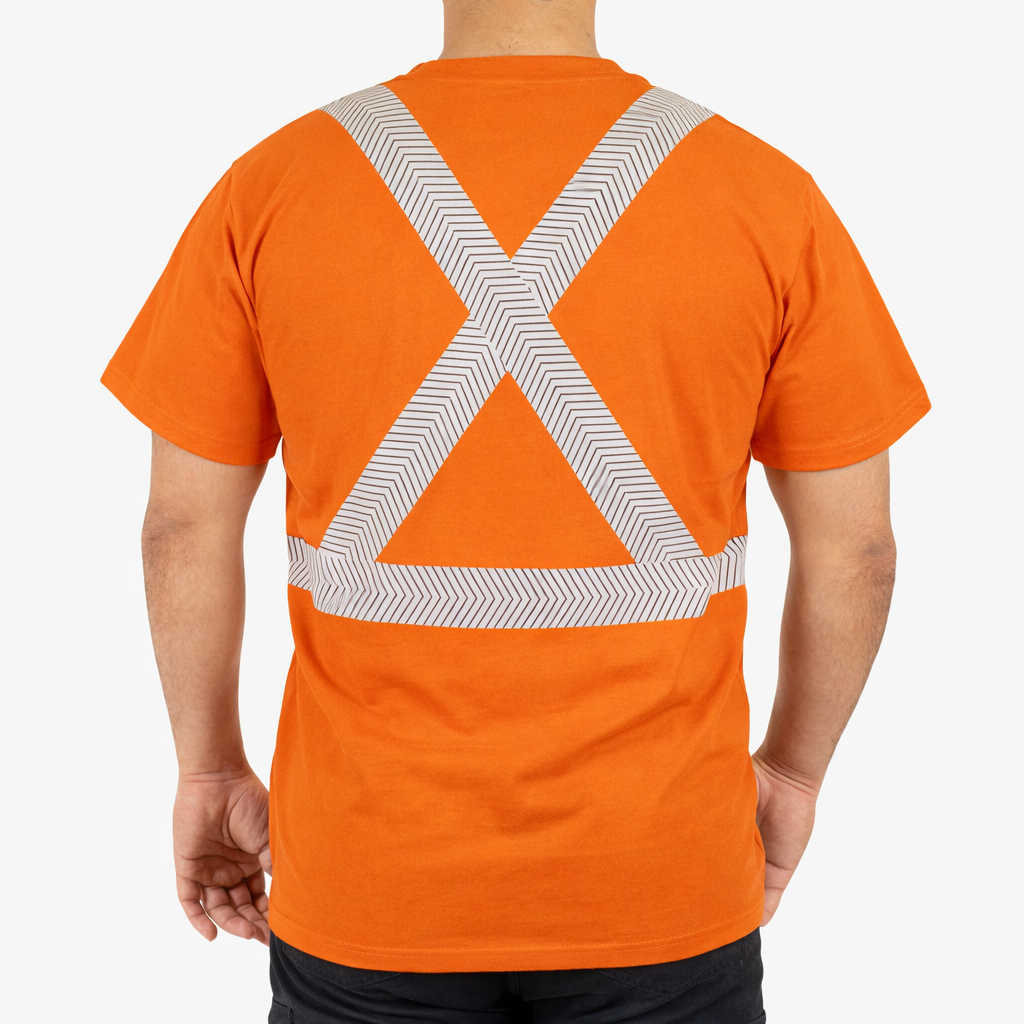 DuraDrive Cotton Safety Shirt with Printed Reflective Tape