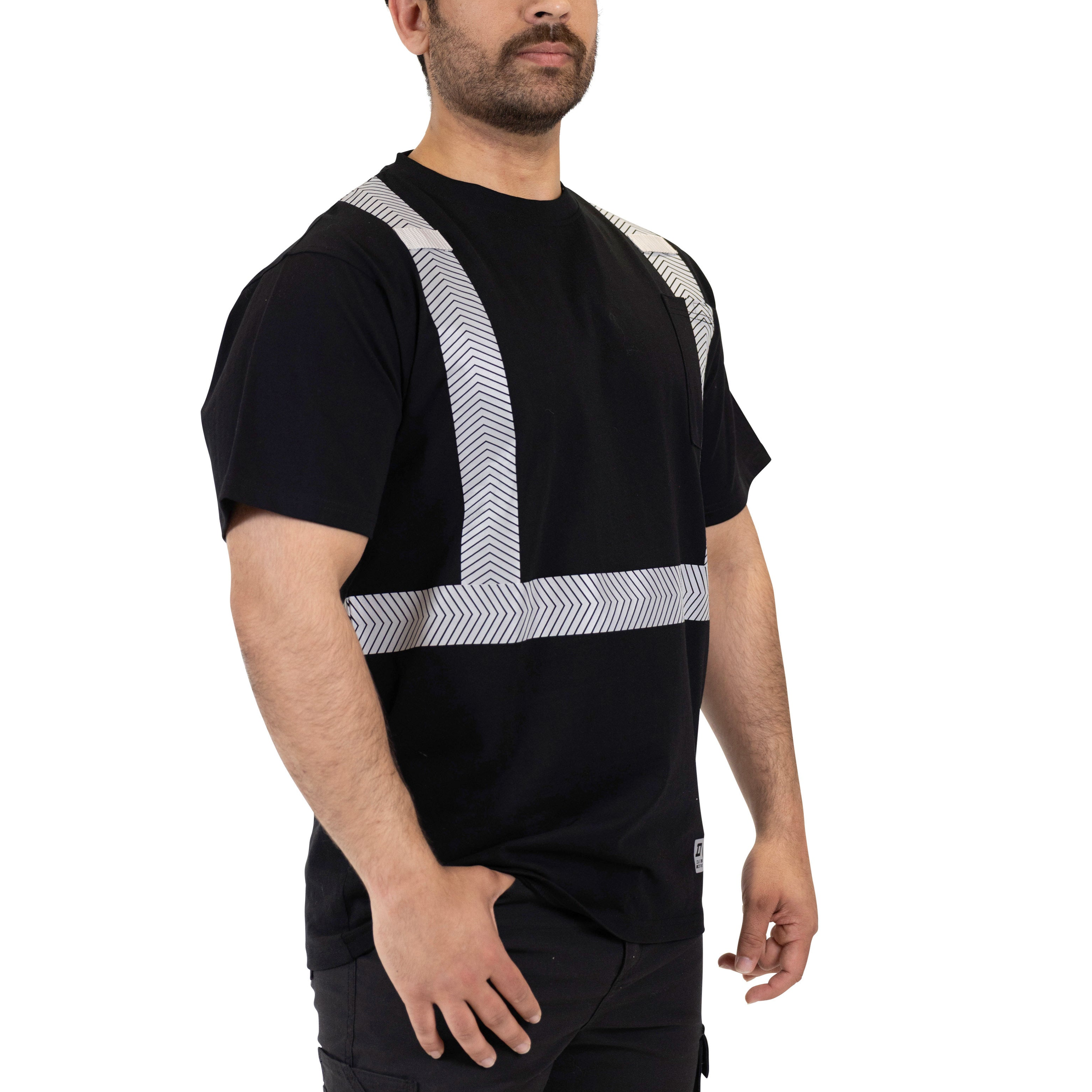 DuraDrive Cotton Safety Shirt with Printed Reflective Tape