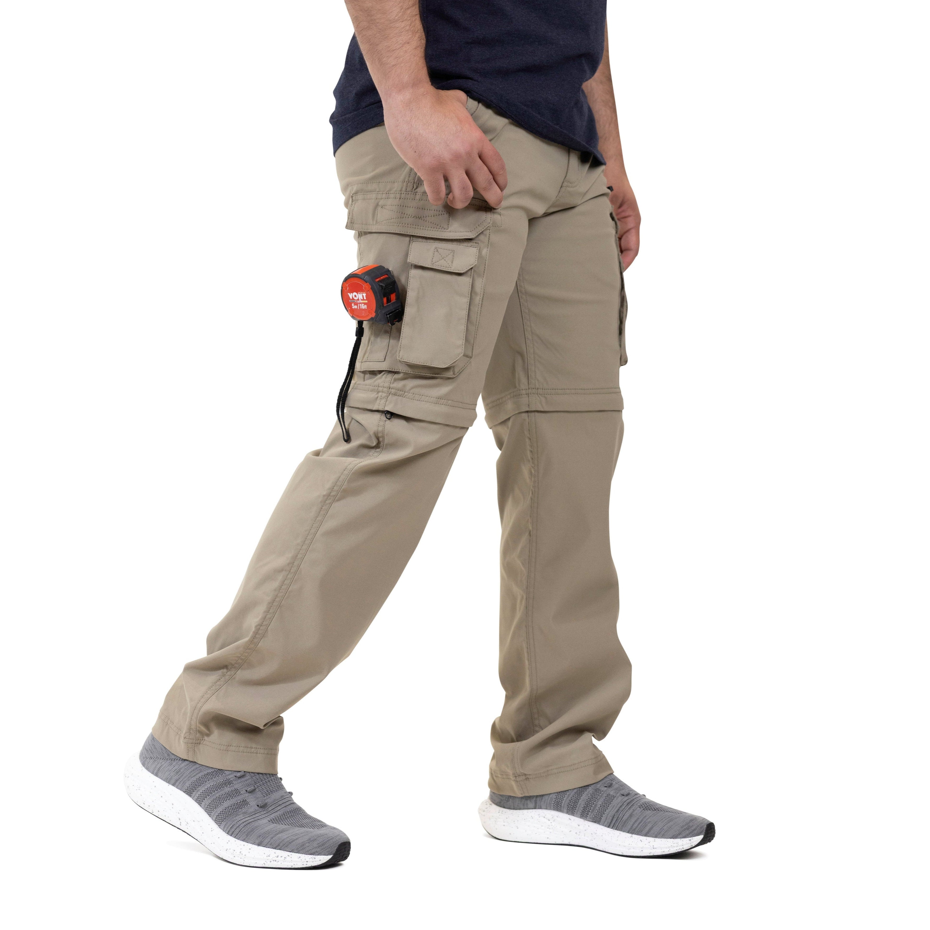 DuraDrive Elevate Flex-Fabric Convertible Cargo Work Pants