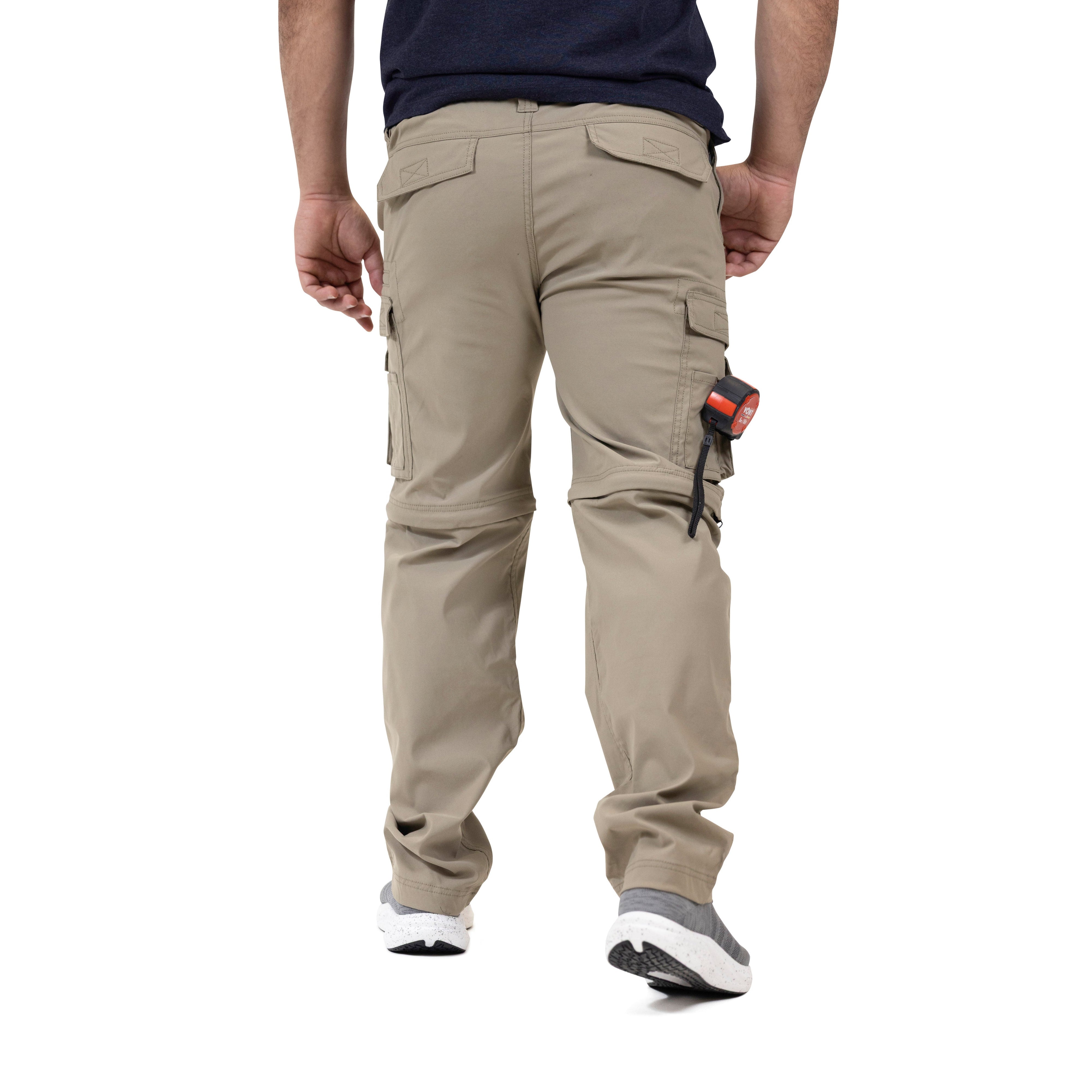 DuraDrive Elevate Flex-Fabric Convertible Cargo Work Pants