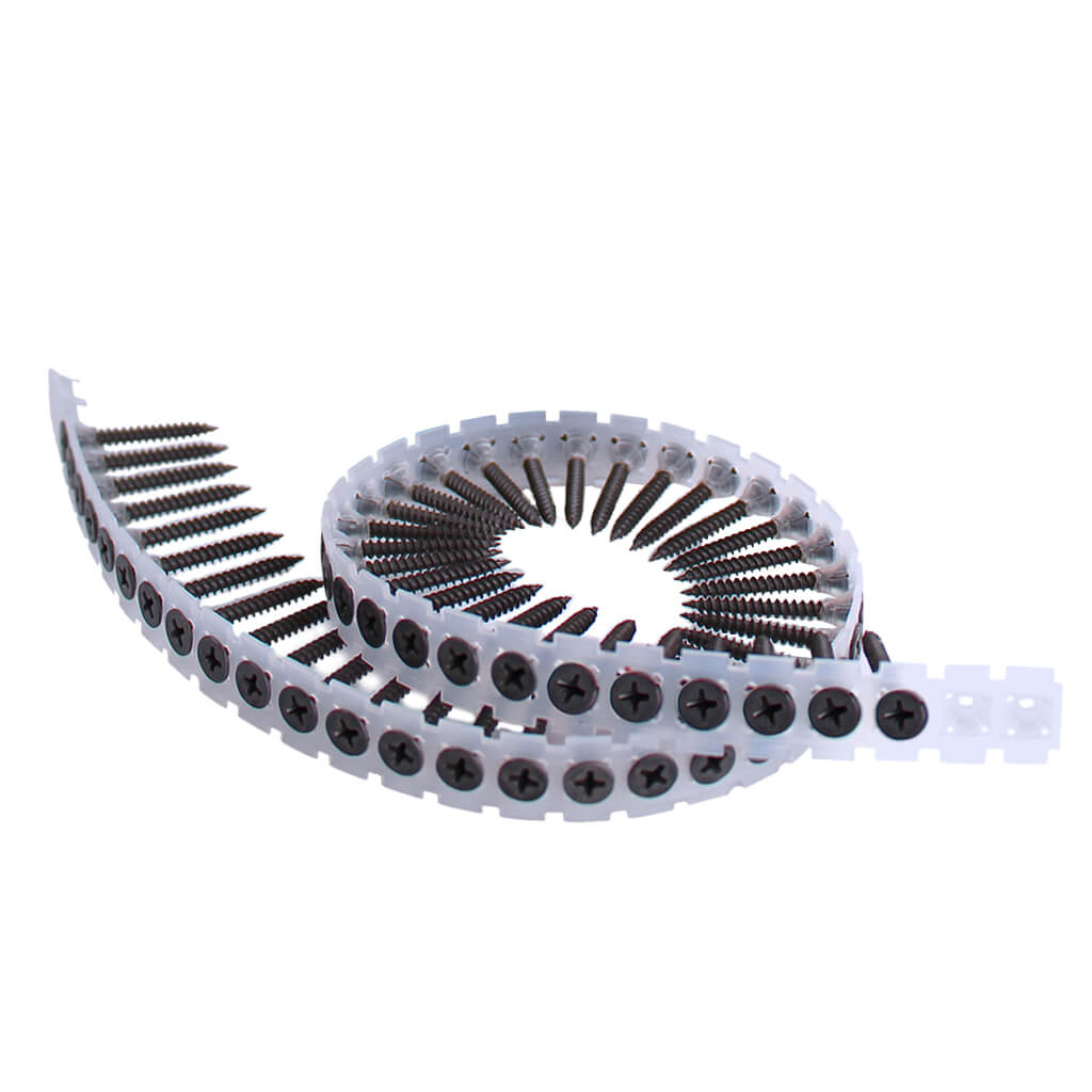 DuraDrive #6 x 1-1/4 in. Grey Phosphate Coated Bugle Head Phillips Drive Fine Thread Collated Drywall Screws