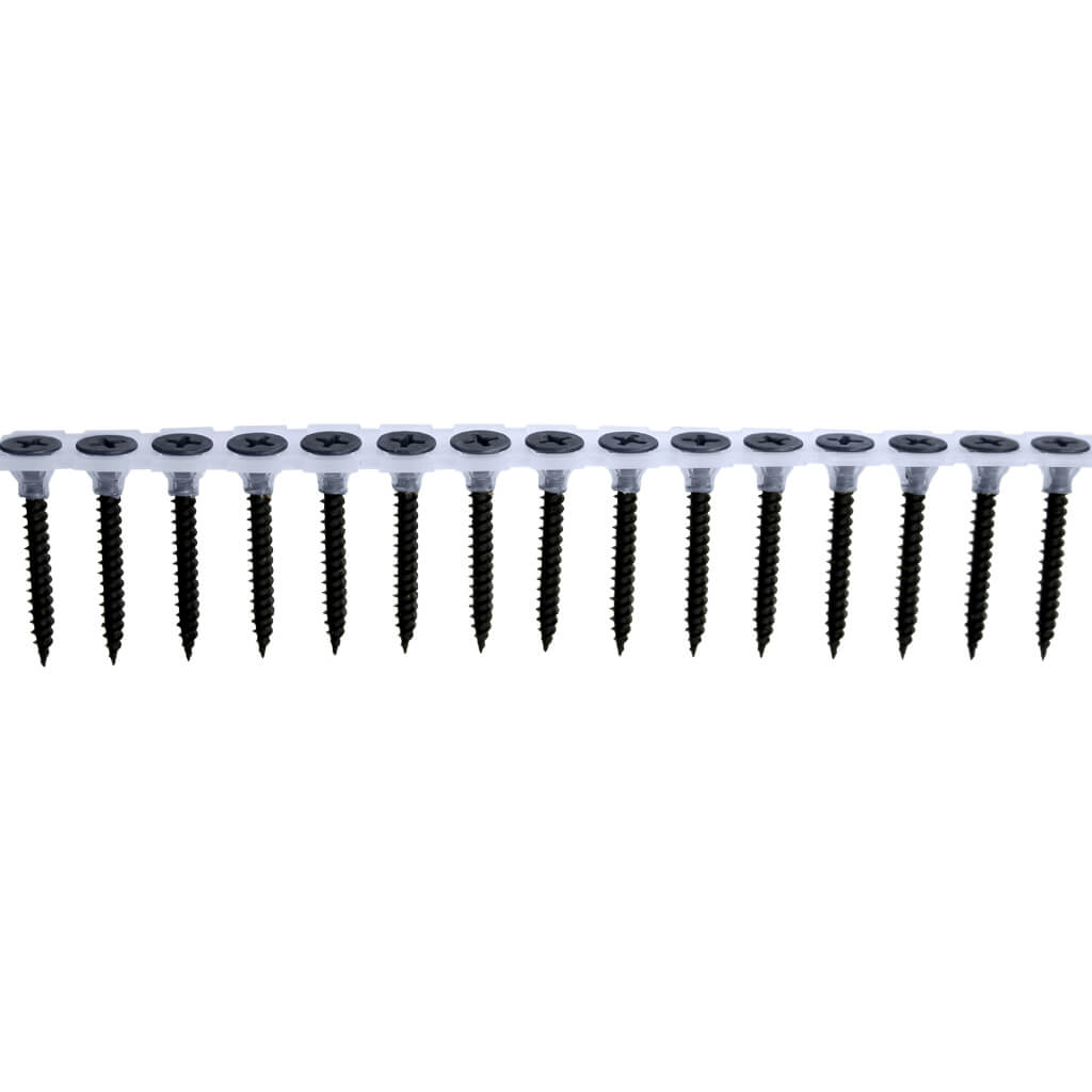DuraDrive #6 x 1-1/4 in. Grey Phosphate Coated Bugle Head Phillips Drive Fine Thread Collated Drywall Screws