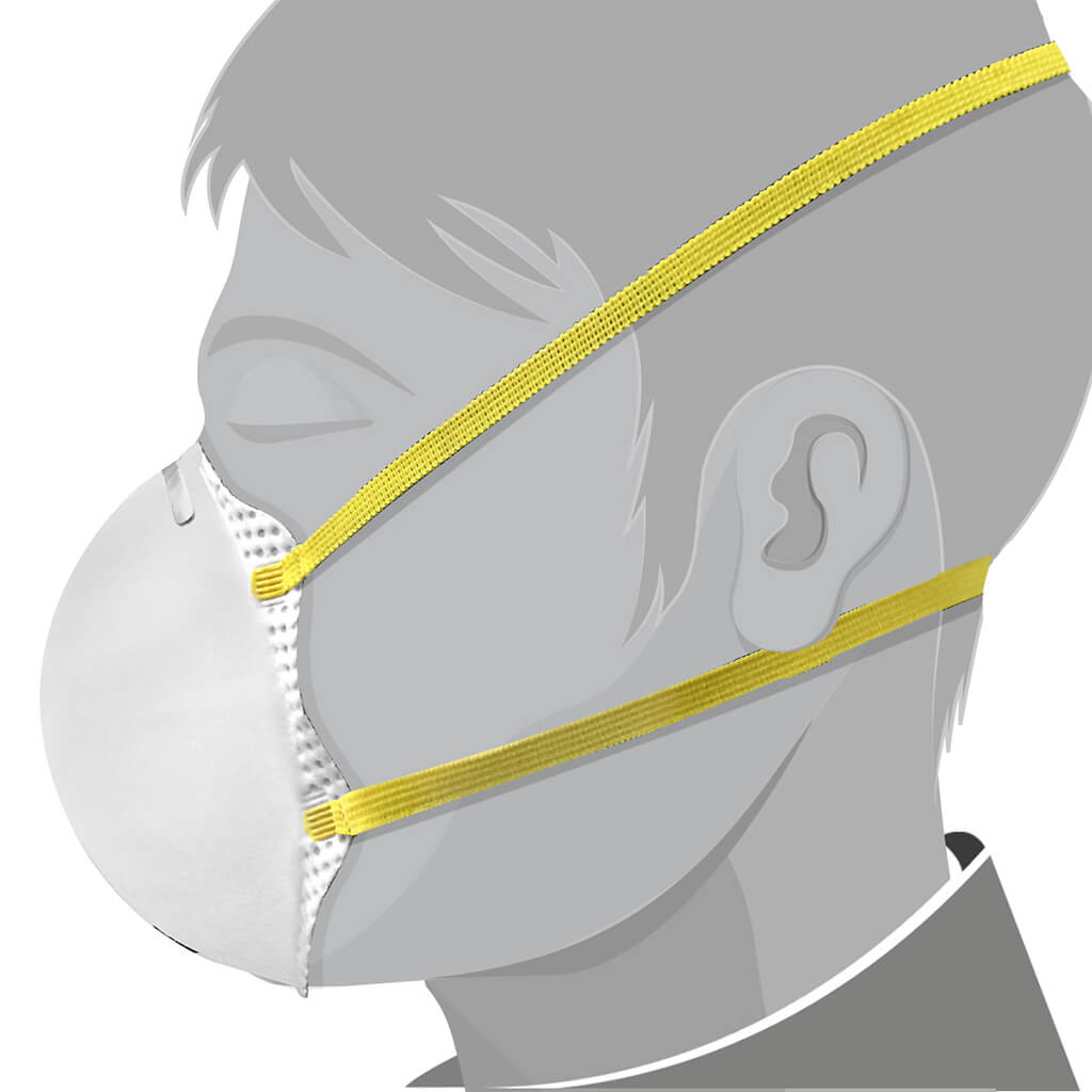 DuraDrive N95 NIOSH-Approved Industrial Disposable Non-Vented Dust Mask (20-Pack)