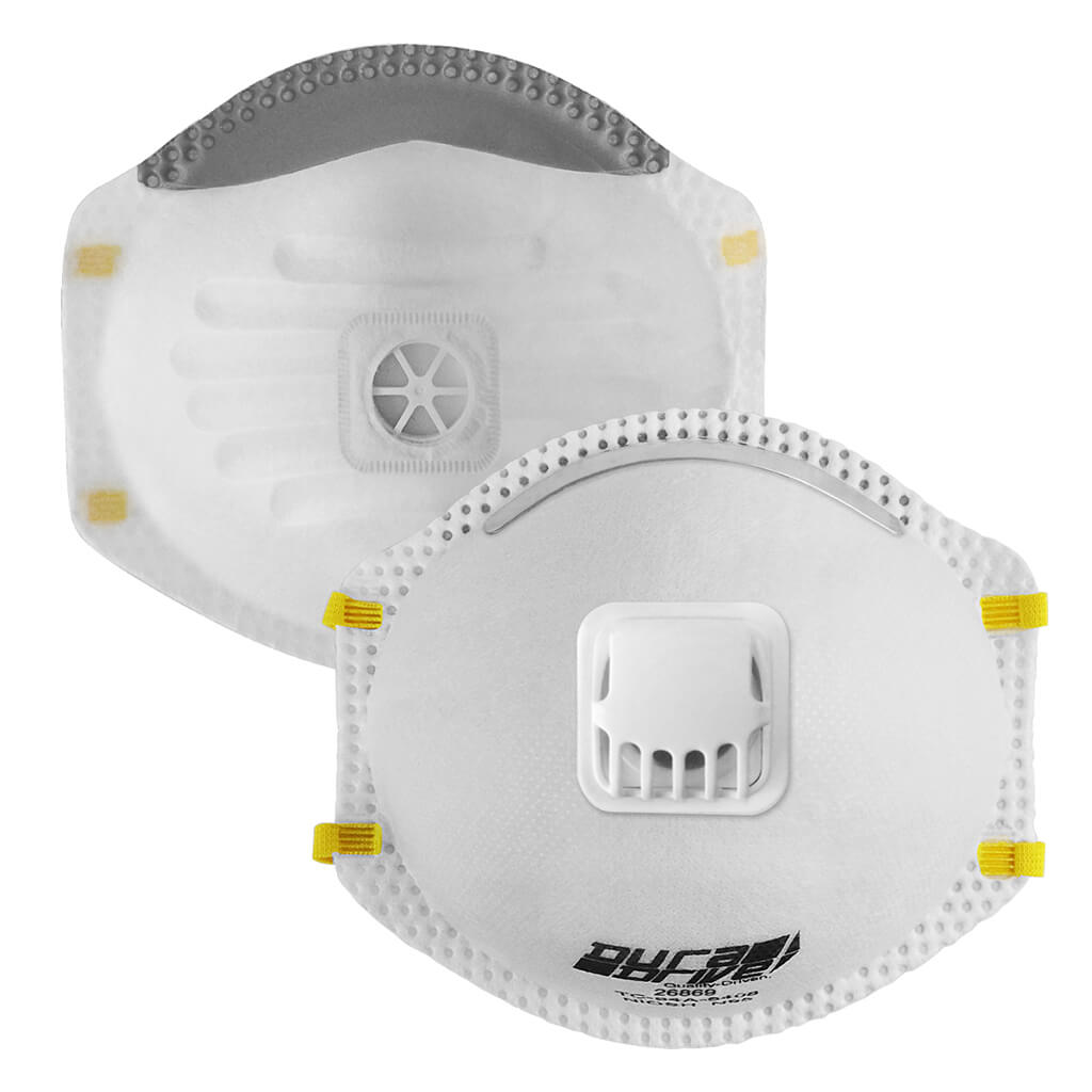 DuraDrive NIOSH-approved (TC-84A-5409) N95 Industrial Disposable Dust Masks with Exhalation Valve (1